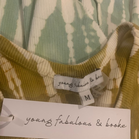YOUNG FABULOUS & BROKE Robbie Tie Dye Tank Dress M - Picture 10 of 11